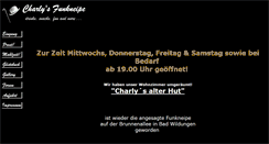 Desktop Screenshot of charlys-funkneipe.de